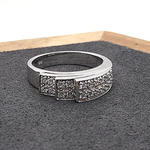Shiny 925 silver custom cz imitation jewellery findings