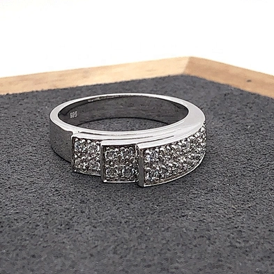 Shiny 925 silver custom cz imitation jewellery findings