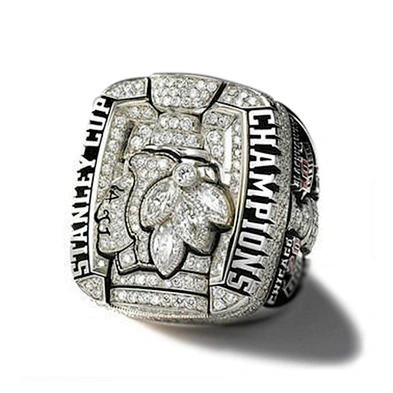 Stanley Cup Chicago Blackhawks Zircon Signet Ring