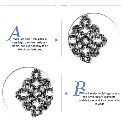 Chinese knot design silver wholesale large heart pendant