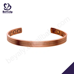 Fashion braided design men gold silver stainless steel magnetic bracelet