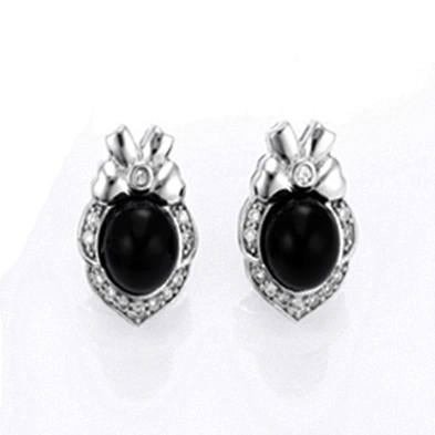 Round black stone costume jewellery from dubai