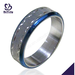 Simple design stainless steel thumb rings for men