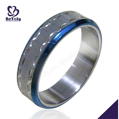 Simple design stainless steel thumb rings for men