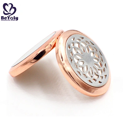 925 silver hollow flower essential oil diffuser necklace pendant