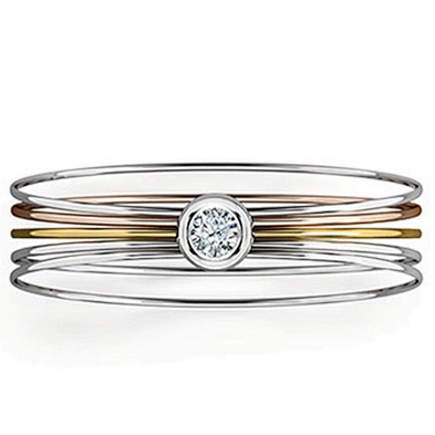 Custom design women silver cuff bracelet/bangle