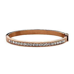Retro design beauty wholesale diamond studded gold bangle