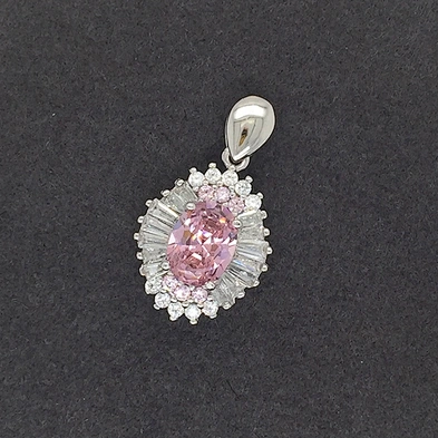 Ocean Butterfly Light Pink Druzi Pendant, Chaetodon Capistratus Pink Chalcedony Necklace, Butterflyfish Pink Necklace Set