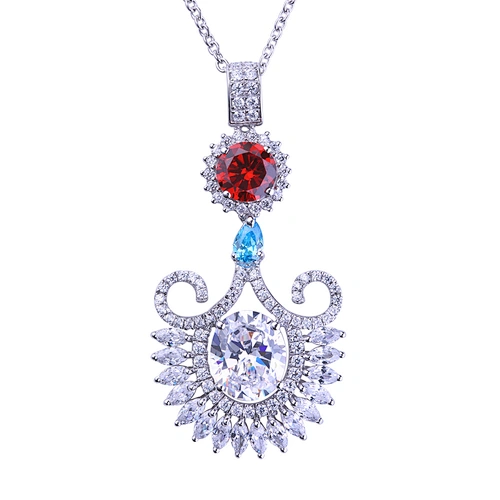 China Import Fashion Statement Jewelry Germany 925 Silver Necklace For Women