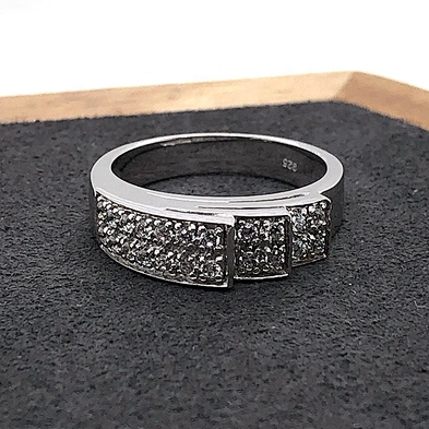 Shiny 925 silver custom cz imitation jewellery findings