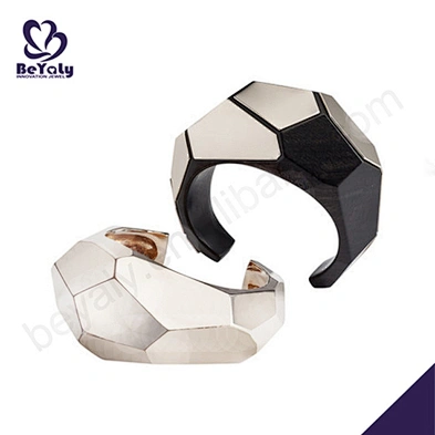 Gold color silver ring and bangle set women accessories