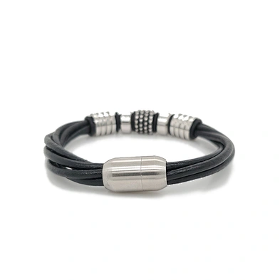 Blank design wholesale fashion leather cuff bangle