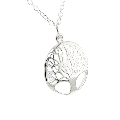 Female 925 silver tree of life pendant necklace jewelry