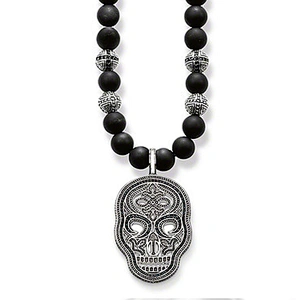 Good accessories skull design black pearl fashion costume jewellery
