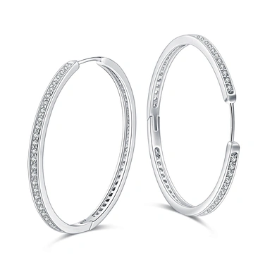 925 Silver Earrings For Women Hoop, Women Unique Hoop Earring 2020