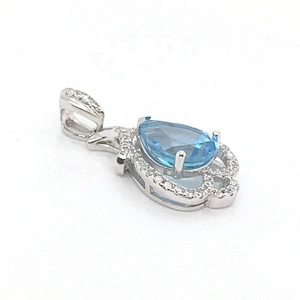Personalized Heart Charm, Crystal Magic Heart Tact Necklace Pendant, 925 Sterling Silver Pendant Heart Magic Wand Charm