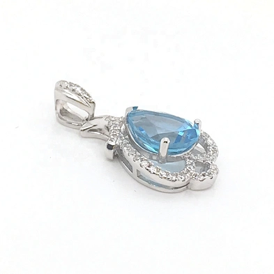 Personalized Heart Charm, Crystal Magic Heart Tact Necklace Pendant, 925 Sterling Silver Pendant Heart Magic Wand Charm