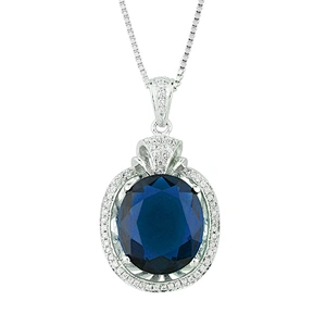 Fashion silver 925 cage locket yellow citrine pendant