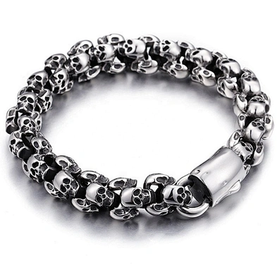 Wholesale cheap silver black european bead bracelet