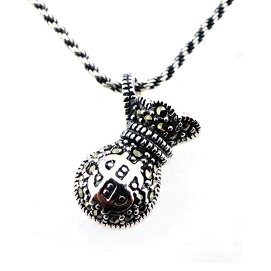 Boutique black stone wing thailand handmade jewelry wholesale