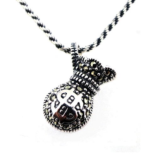 Boutique black stone wing thailand handmade jewelry wholesale