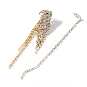 Brazilian earring 24 carat gold plated parrot jewelry