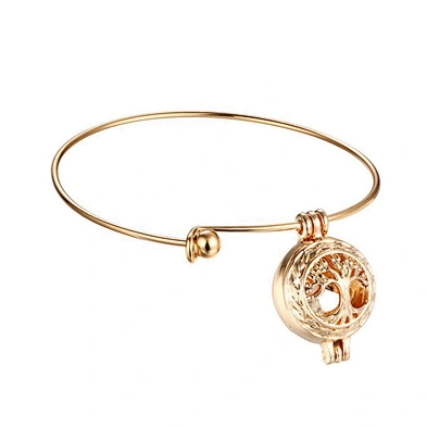Lava Gold 18 K Silicon Custom Wristband Bracelet Oil Diffuser