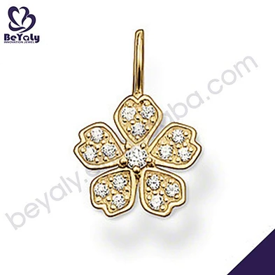 Popular sakura cz flower wholesale japan costume jewelry
