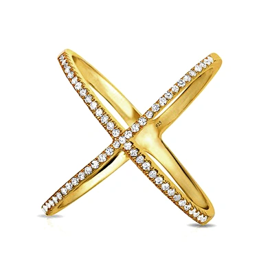 Good price plated 18k white gold jewelry engagement artificial diamond au 750 gold ring