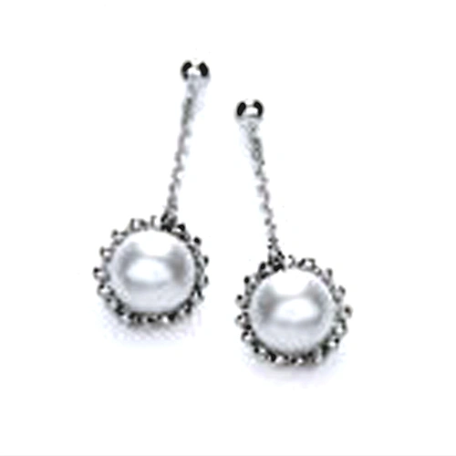 Shenzhen supply ingeniously beauty silver earing stone