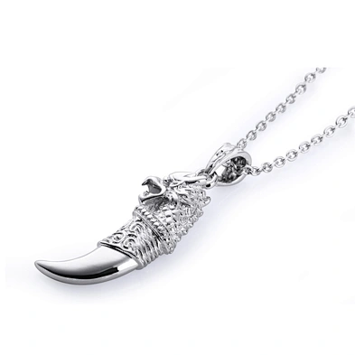 Dainty Viking friendship shark elephant tooth pendant necklace jewelry