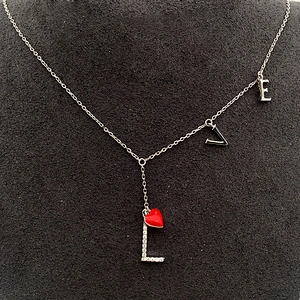 Cute Red Enamel Heart 