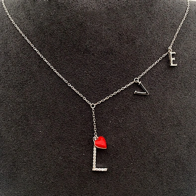 Cute Red Enamel Heart 