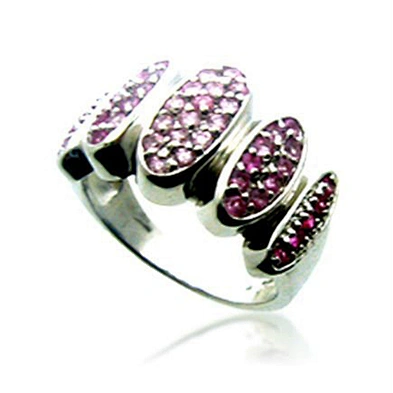 Shiny oval design wholesale 925 silver thailand gents ring