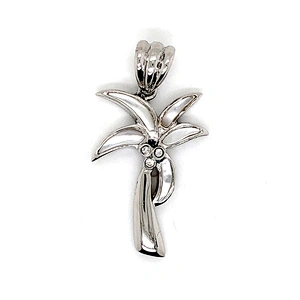 Summer Style Sandbank Wear Coconut Tree Pendant With White Shell Designs