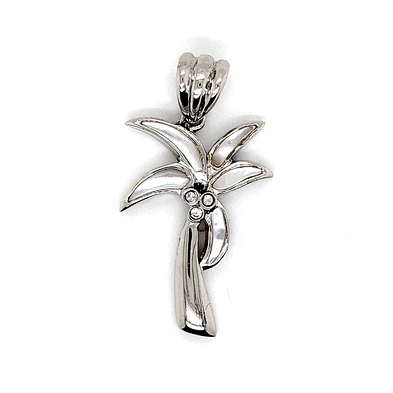 Summer Style Sandbank Wear Coconut Tree Pendant With White Shell Designs
