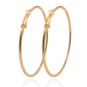 Large circle earrings popular geometric earrings exaggerated hoop earrings
