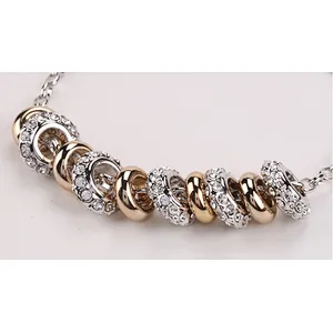 Profound engraved silver beads alloy free style christian bracelets
