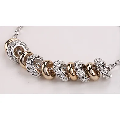 Profound engraved silver beads alloy free style christian bracelets