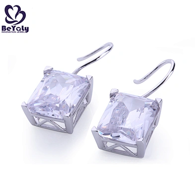 New model ladies silver fashion earings for women 2019