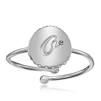 Shiny 925 silver triangle stone stretch toe rings