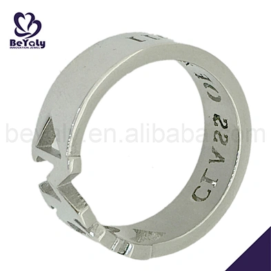 Wholesale custom letter 625 sterling silver jewelry