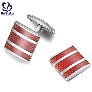 Guangzhou Replica Metal Bulk Enamel Stainless Steel Cufflink For Men