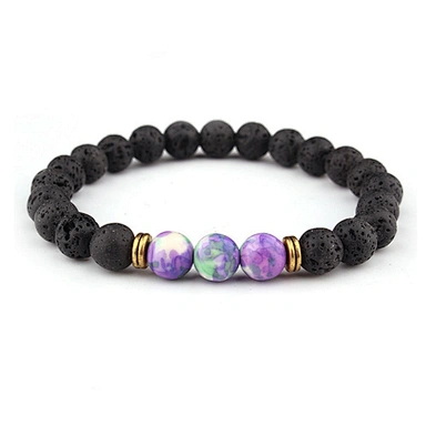 Free Tied Aromatherapy Aroma Diffuser Quality Lava Rock Gay Silicone Pride Bracelet