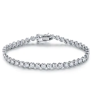 Beauty girls aaa cz silver bracelets souvenir for party