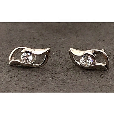S925 Sterling Silver Hand Made Eye Earrings, Eye Stud Earrings Jewelry
