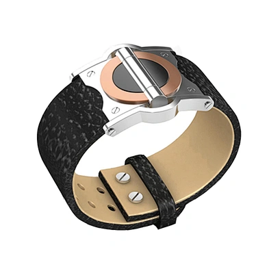 Japanese stainless steel metal leather bracelet part for men