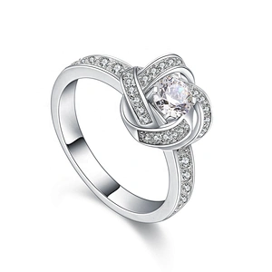 Celtic Knot Sterling Silver Ring, Promise Knot Engagement Rings From China
