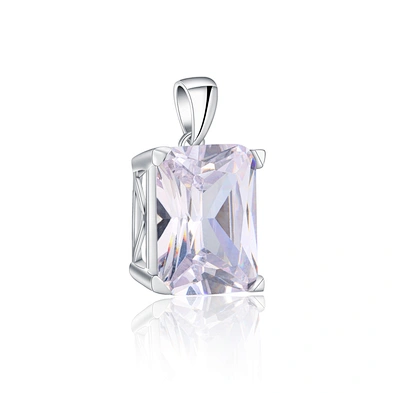 Rhodium plated zircon silver channel jewelry wholesale