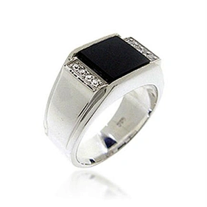 Simple silver daily wear saudi arabia silver men rings